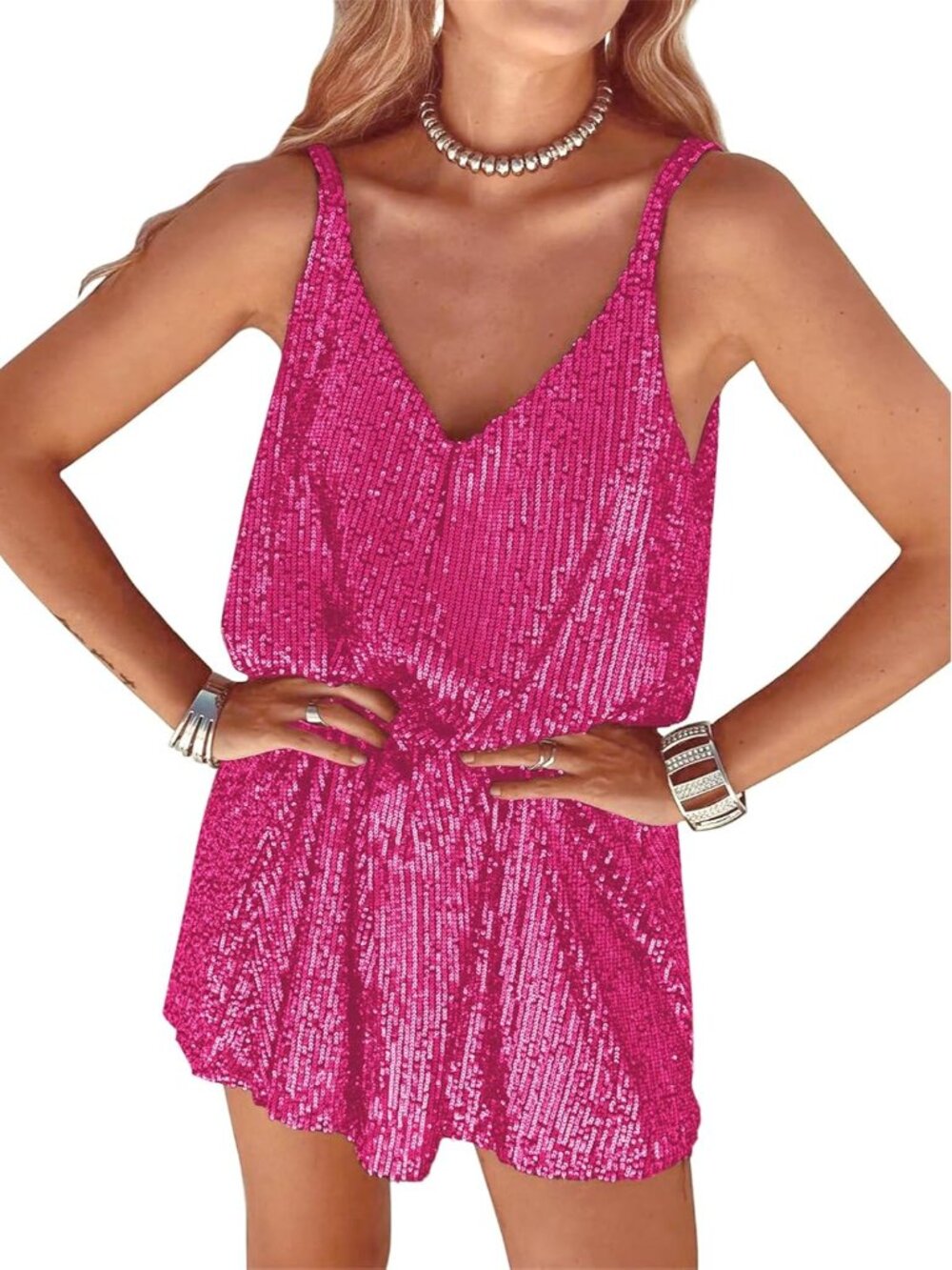 Womens Sequin Dress Sexy Sparkly Mini Dresses